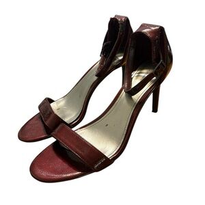Elegant Burgundy Stiletto Heels